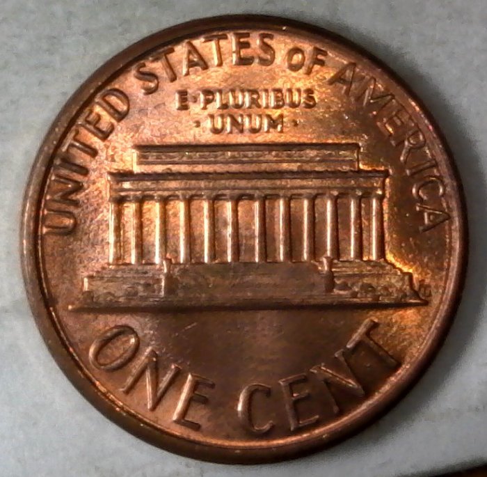 1986-P-Lincoln-Memorial-Cent-With-Nice-Rim-To-Rim-Die-Crack-Found-CRH!